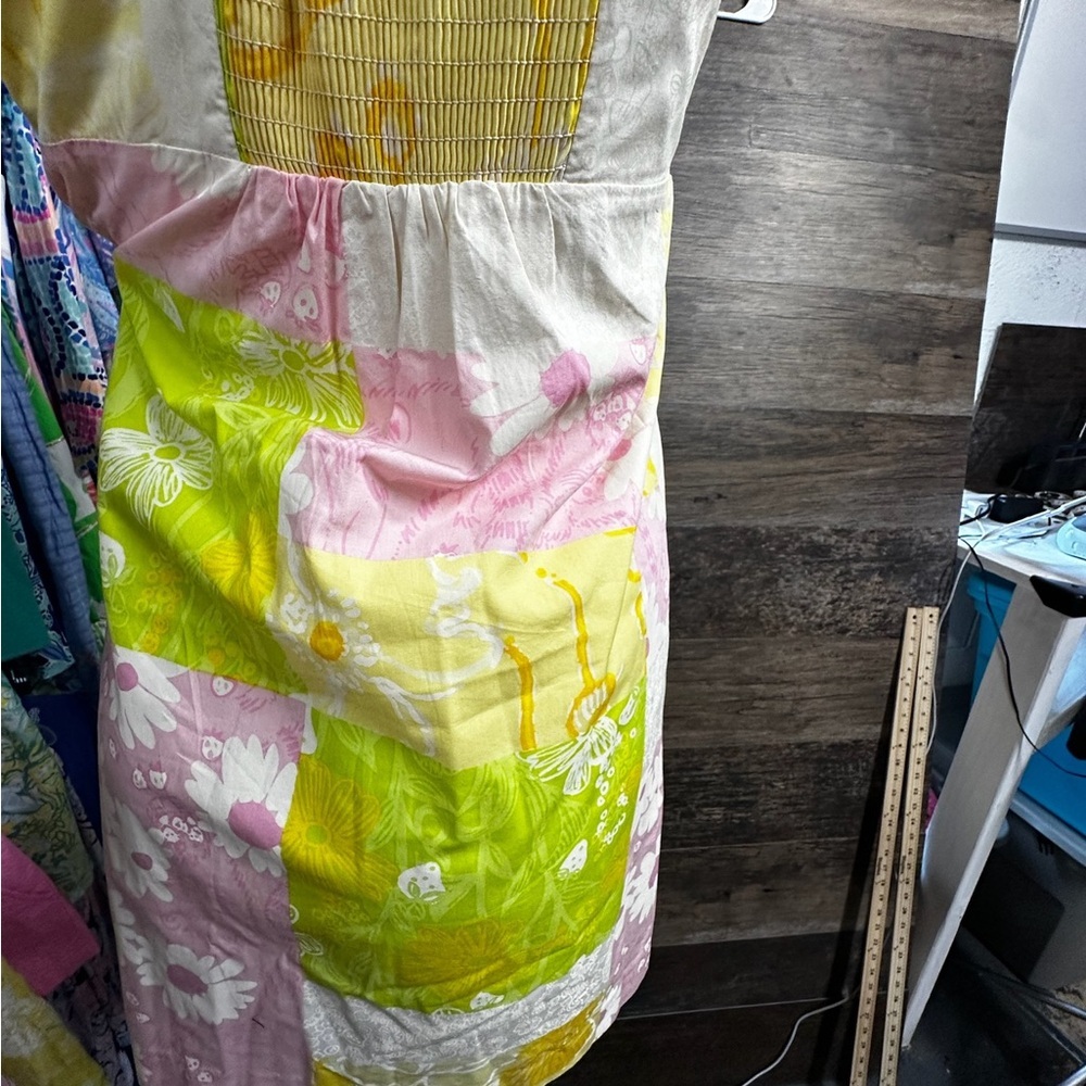 Lilly Pulitzer Multicolor Patchwork Halter Neck S… - image 8